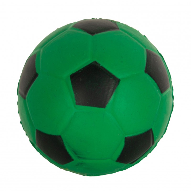 Squeaky Football Natural Rubber Dog Toy